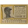 Image 2 : 1971 O-PEE-CHEE HI-NUMBER PAUL POPOVICH