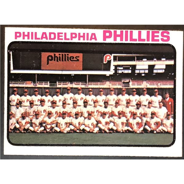 1973 TOPPS HIGH NUMBERS - PHILADELPHIA PHILLIES