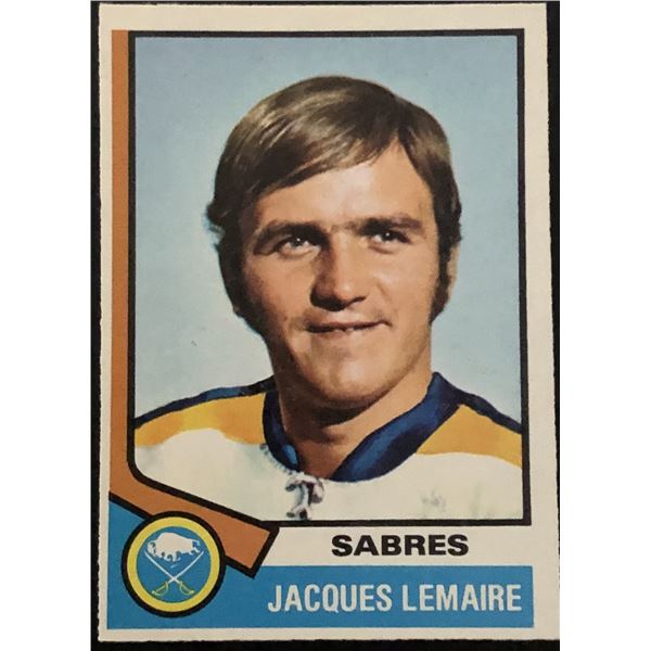 1974-75 O-PEE-CHEE JACQUES LEMAIRE (HOF)
