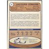 Image 2 : 1974-75 O-PEE-CHEE JACQUES LEMAIRE (HOF)
