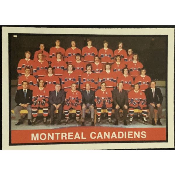 1974-75 O-PEE-CHEE MONTREAL CANADIENS