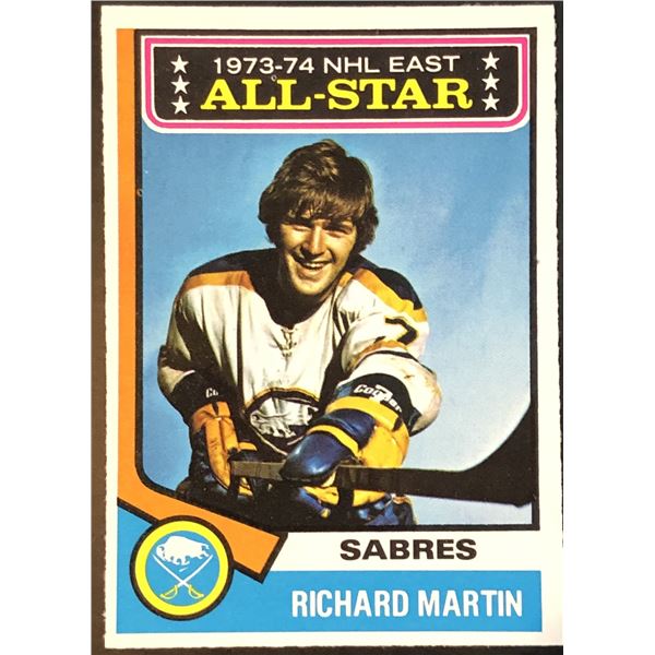 1974-75 O-PEE-CHEE RICK MARTIN (HOF)