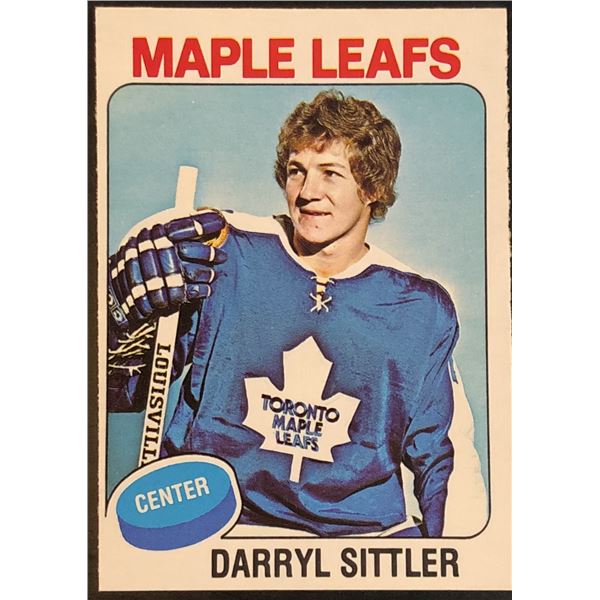 1975-76 NHL O-PEE-CHEE DARRYL SITTLER (HOF)