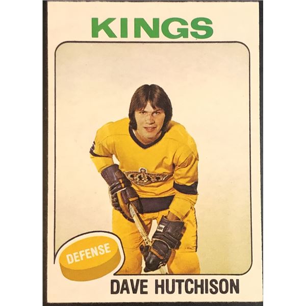 1975-76 NHL O-PEE-CHEE DAVE HUTCHISON ROOKIE CARD