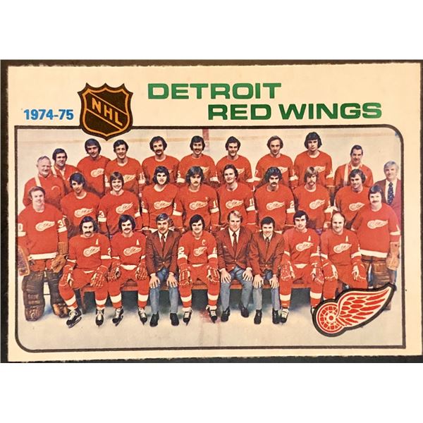 1975-76 NHL O-PEE-CHEE DETROIT RED WINGS