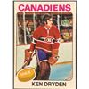 Image 1 : 1975-76 NHL O-PEE-CHEE KEN DRYDEN (HOF)