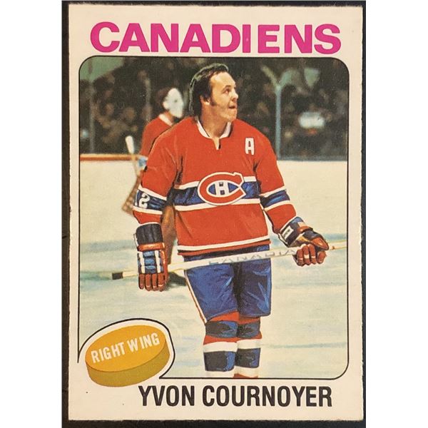 1975-76 NHL O-PEE-CHEE YVON COURNOYER (HOF)