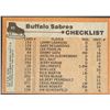 Image 2 : 1975-76 NHL TOPPS BUFFALO SABRES
