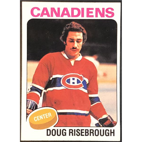 1975-76 NHL TOPPS DOUG RISEBROUGH ROOKIE CARD