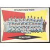 Image 1 : 1960 TOPPS WASHINGTON SENATORS