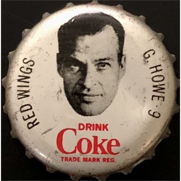 1964-65 COCA COLA NHL CAP - GORDIE HOWE (HOF)