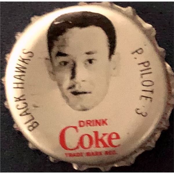 1965-66 COCA COLA NHL CAPS - PIERRE PILOTE (HOF)