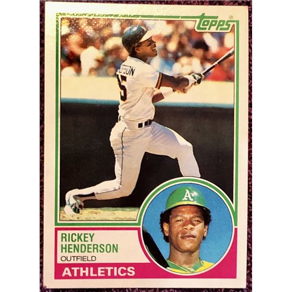 1983 TOPPS RICKEY HENDERSON (HOF)