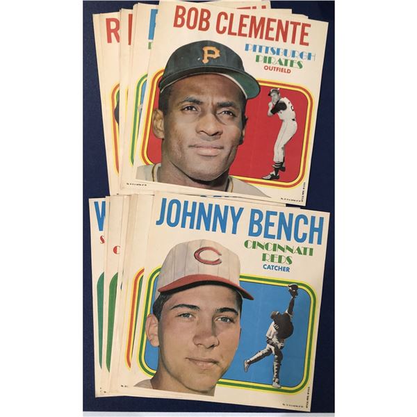 1970 TOPPS BASEBALL INSERT POSTERS COMPLETE SET