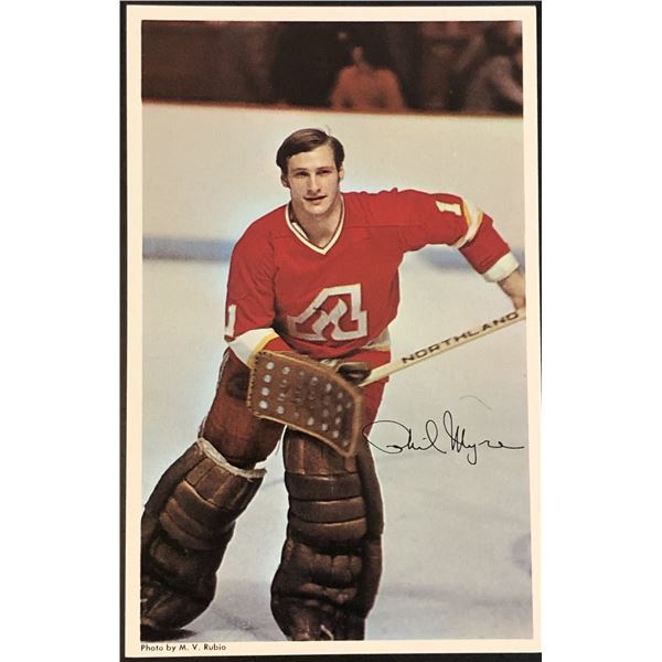 1972 ATLANTA FLAMES POSTCARD - PHIL MYRE