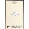 Image 2 : 1968 ST. LOUIS BLUES POSTCARD - GLENN HALL (HOF)