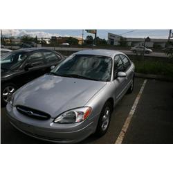 2003 FORD TAURUS 4DR SILVER G Odom: 54691 Vin: 1FAFP53UX3G10