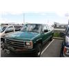 Image 1 : 1992 CHEV CHEYENNE X-CAB P.U GREEN G Odom: 55619 Vin: 2GCGK2