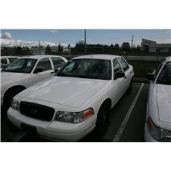 2005 FORD CR-VIC 4DR WHITE G Odom: 165124 Vin: 2FAHP71W85X16