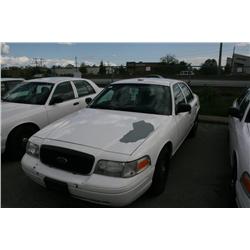 2005 FORD CR-VIC 4DR WHITE G Odom: 146654 Vin: 2FAHP71W45X12