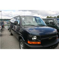 2005 CHEV EXPRESS PASS.VAN BLUE G Odom: 69437 Vin: 1GAHG39U0