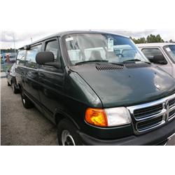 2000 DODGE RAM CARGO GREEN G Odom: 48769 Vin: 2B4JB25T3YK128
