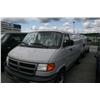 Image 2 : 2001 DODGE RAM CARGO VAN GRAY G Odom: 93489 Vin: 2B7HB11YX1K