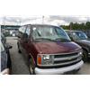 Image 1 : 1999 CHEV EXPRESS PASS VAN RED G Odom: 56043 Vin: 1GNFG15W9X