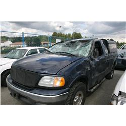 2003 FORD F-150 X-CAB BLUE G Odom: 118086 Vin: 2FTRX18W73CA6