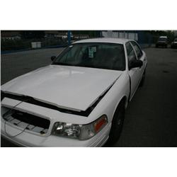 2005 FORD CR-VIC 4DR WHITE G Odom: 135548 Vin: 2FAHP71W25X15