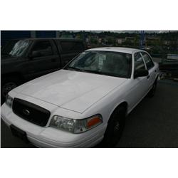 2006 FORD CR-VIC 4DR WHITE G Odom: 129201 Vin: 2FAHP71W96X11