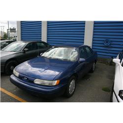 1995 FORD TAURUS 4DR BLUE G Odom: 164844 Vin: 1FALP52U3SG294