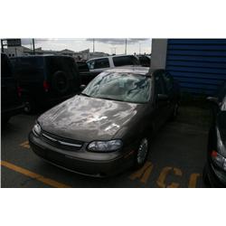 2002 CHEV MALIBU 4DR BROWN G Odom: 92309 Vin: 1G1ND52J72M660