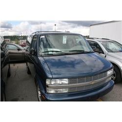 2005 CHEV ASTRO PASS.VAN BLUE G Odom: 109706 Vin: 1GNEL19X85