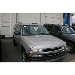 2005 CHEV TAHOE 4DR SUV GOLD F Odom: 146475 Vin: 1GNEK13V75J