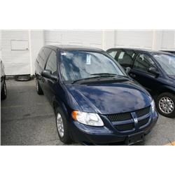 2004 DODGE G.CARAVAN CARGO VAN BLUE G Odom: 122874 Vin: 1D4G