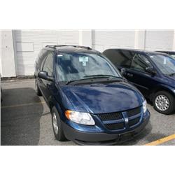 2003 DODGE CARAVAN PASS. VAN BLUE G Odom: 143205 Vin: 1D4GP2