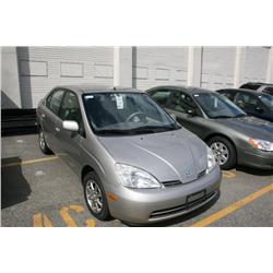 2001 TOYOTA PRIUS 4DR GOLD G Odom: 51089 Vin: JT2BK12U410029