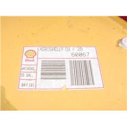 8 55 gal drums of Aeroshell oil W120 - 7 sealed, 1 opened