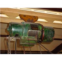 Overhead crane w/ traveling rails - 1 ton