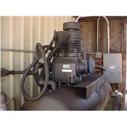 5HP air compressor - Includes 2 shown air tanks (gray and red)
