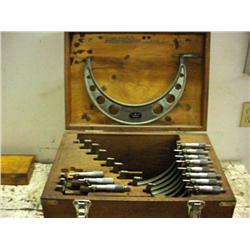 Item Pulled from Auction - Mitutoyo micrometer set - 1" through 12"