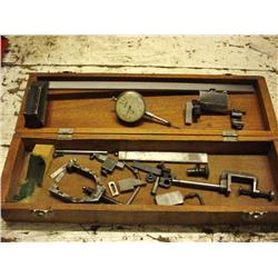 Dial indicator w/ clamps & accessories