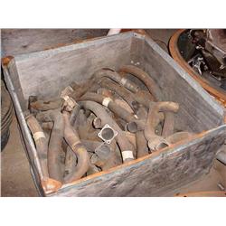 Box of exhaust pipes