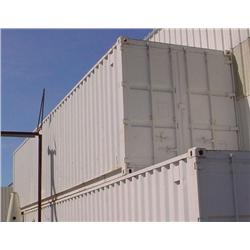 40' metal cargo container - wood floor, good condition