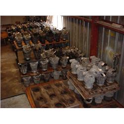 225 (Â±) cylinders, w/ extra box of misc cylinders