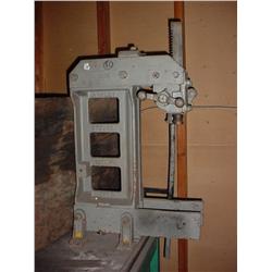 Arbor press w/ sander and cabinet