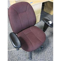 Burgandy Multilever Task Chair
