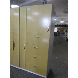 Maple Multi Use Wall Unit