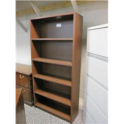 Mahogany 6ft Tall Bookshelf